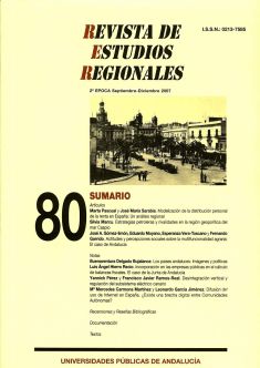 Revista de estudios regionales