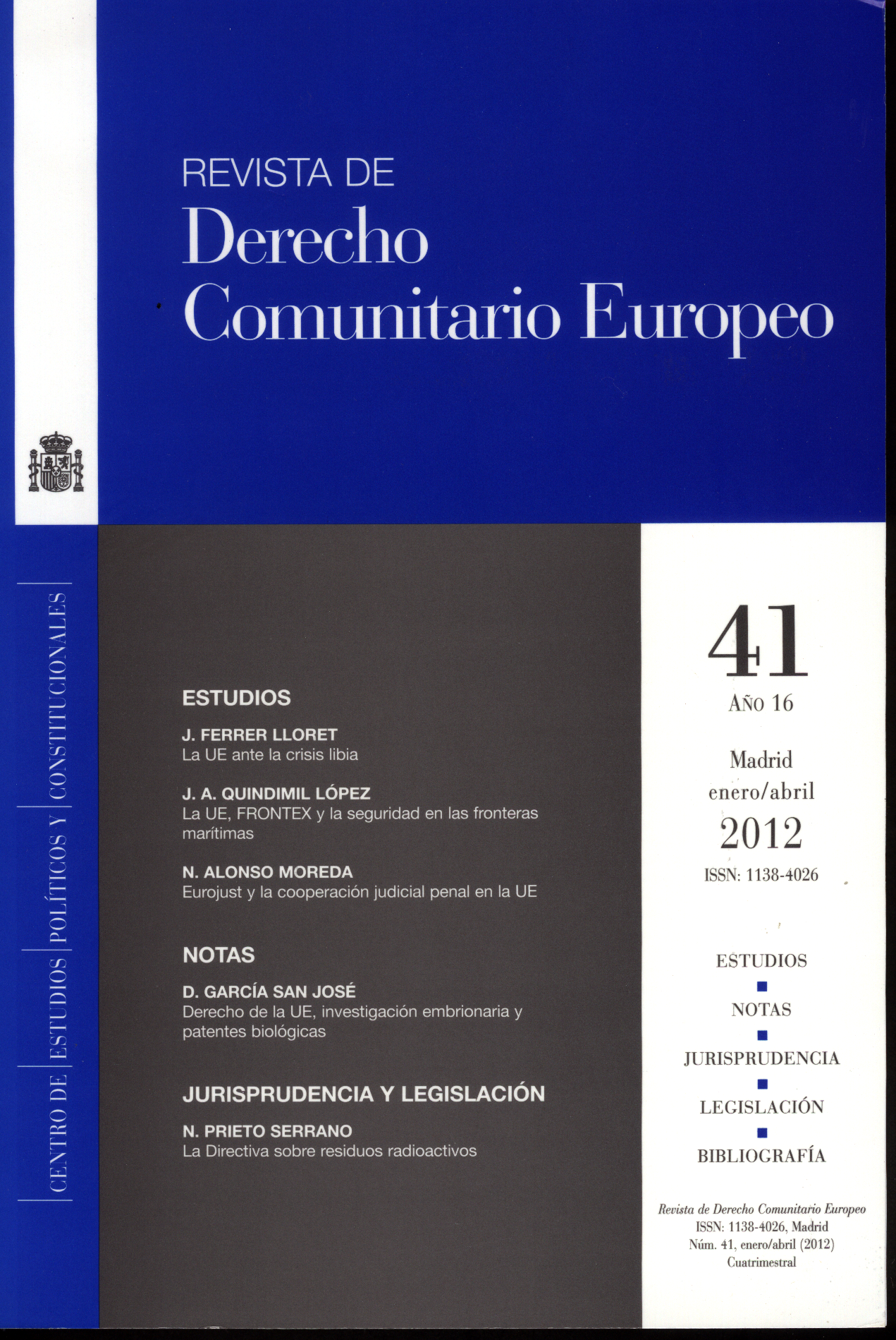 Revista de Derecho Comunitario Europeo