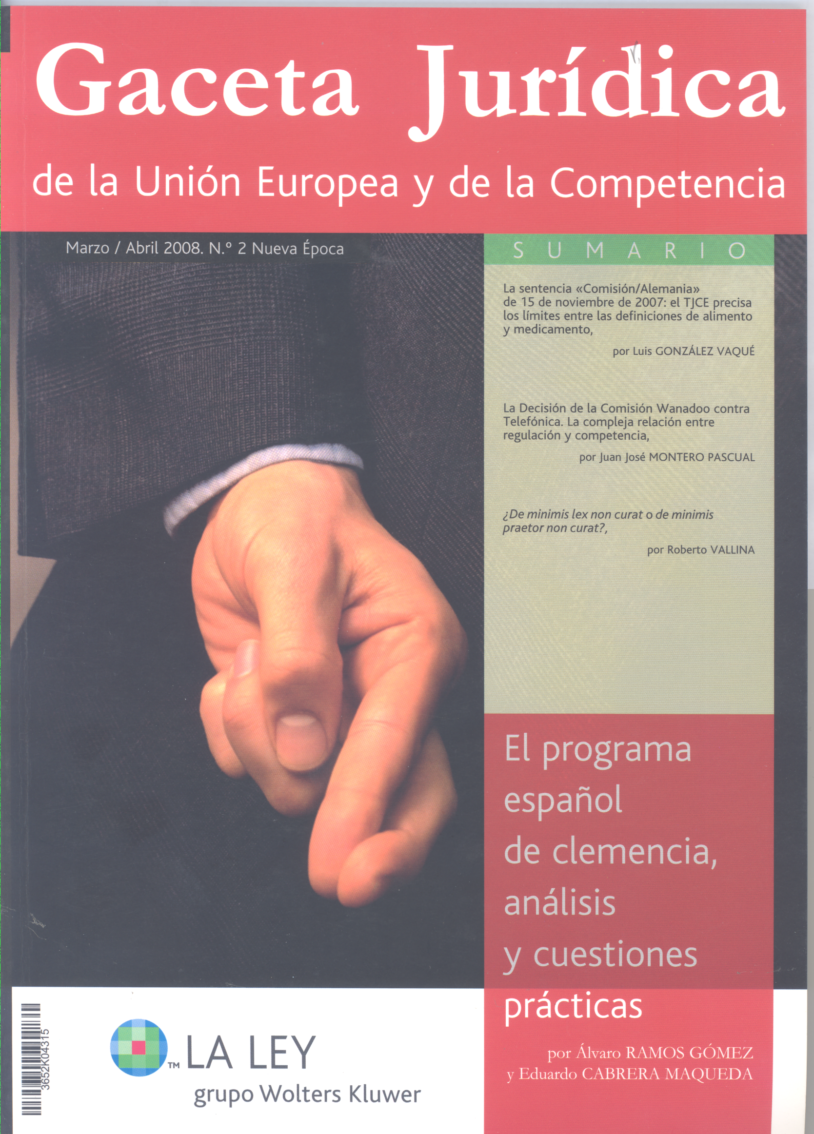 Gaceta Jurídica de la Unión Europea y de la Competencia
